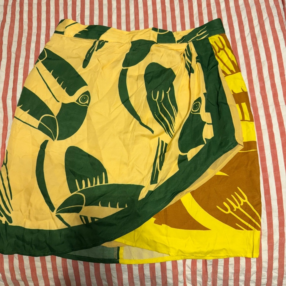 Farm Rio Colorful Print Skirt